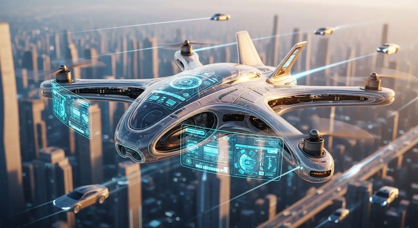 Futuristic drone concept 2030